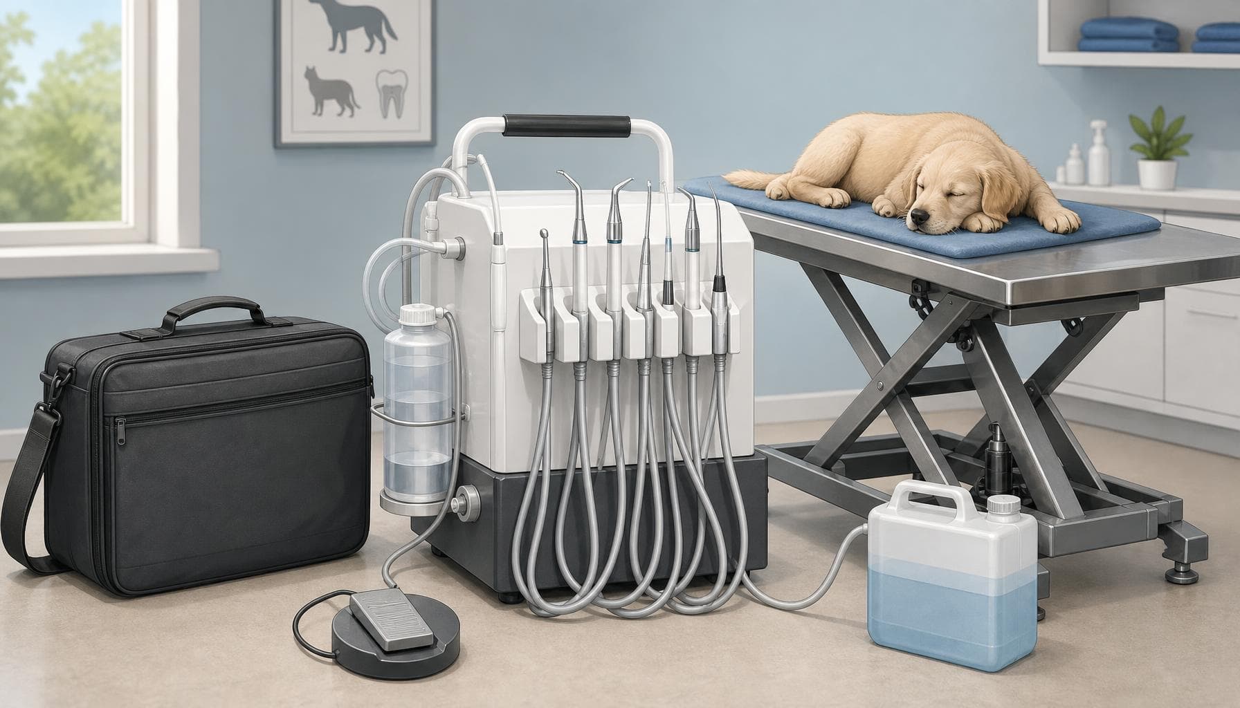 Portable Dental Unit: Mobility, Interfaces and Upgrades - HQS Medical