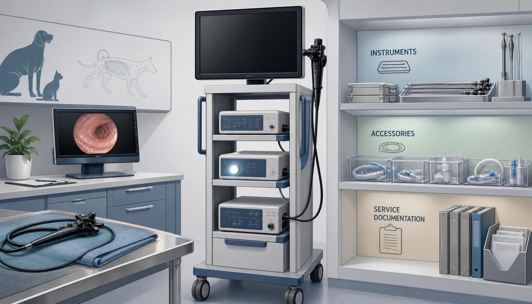 VET Laparoscope System Service and Spare Parts