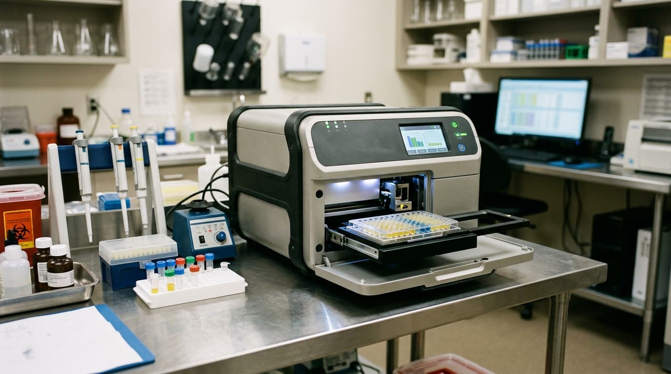 Gerenciamento de luz espúria em leitores de ELISA para consistência de dados - HQS Medical