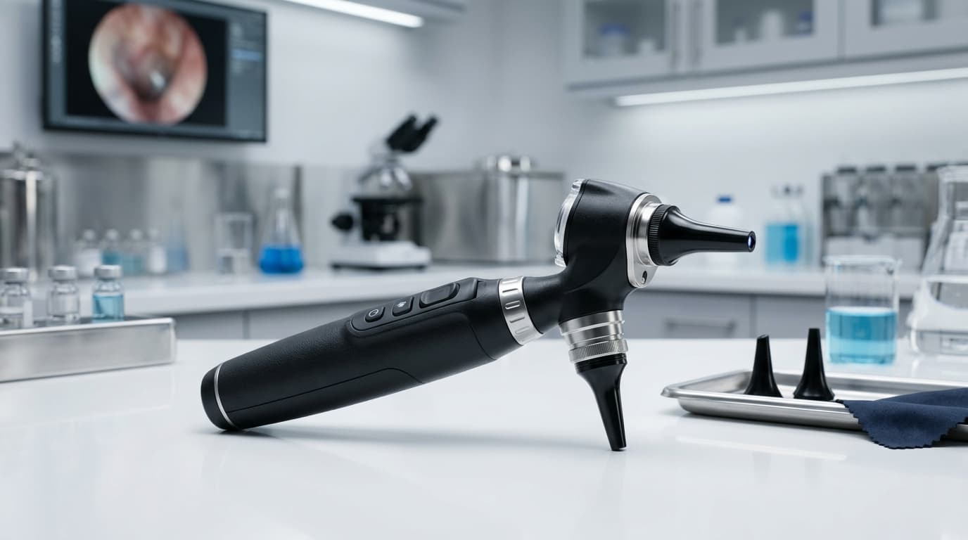 حل مشكلات التركيز البؤري لمنظار الأذن بالفيديو أثناء غسيل الأذن - HQS Medical