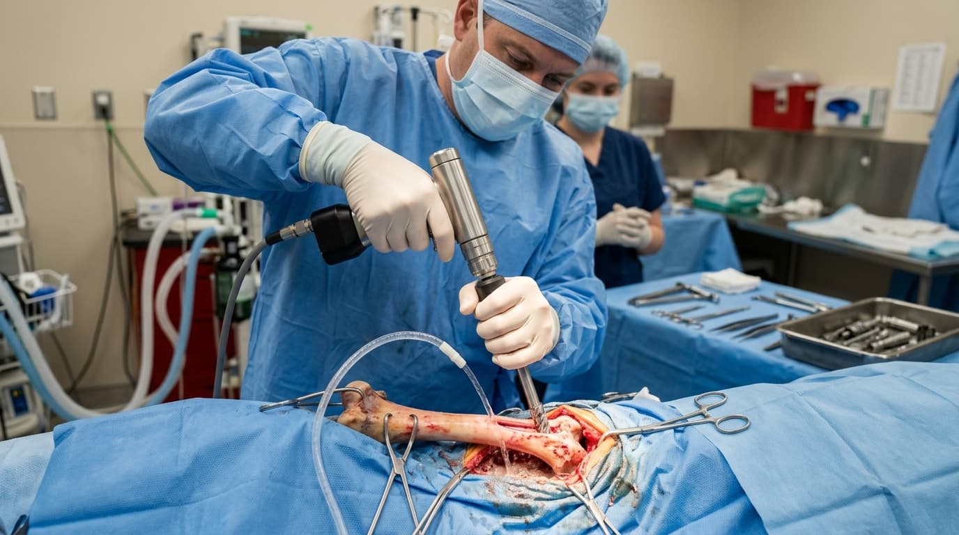 Ascuțimea alezorului ortopedic: Prevenirea necrozei termice - HQS Medical