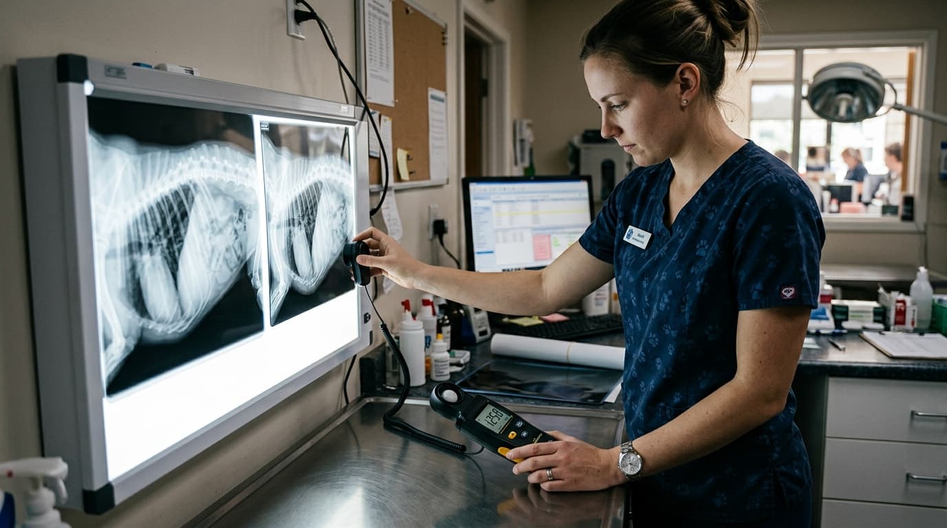 Manutenção de Negatoscópio: Correção da Uniformidade da Luz - HQS Medical